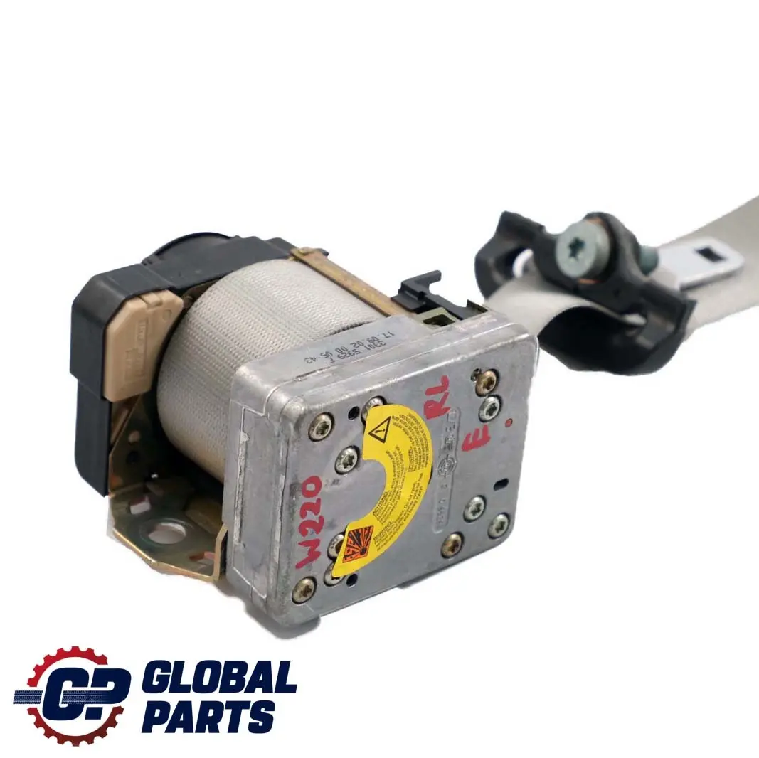 Cintura sicurezza posteriore sinistra N/S Grigio per Mercedes W220 con numero di parte A2208607785 Mercedes W220 Cintura sicurezza posteriore sinistra N/S Grigio - SKU A2208607785-1 - Numero di parte A2208607785