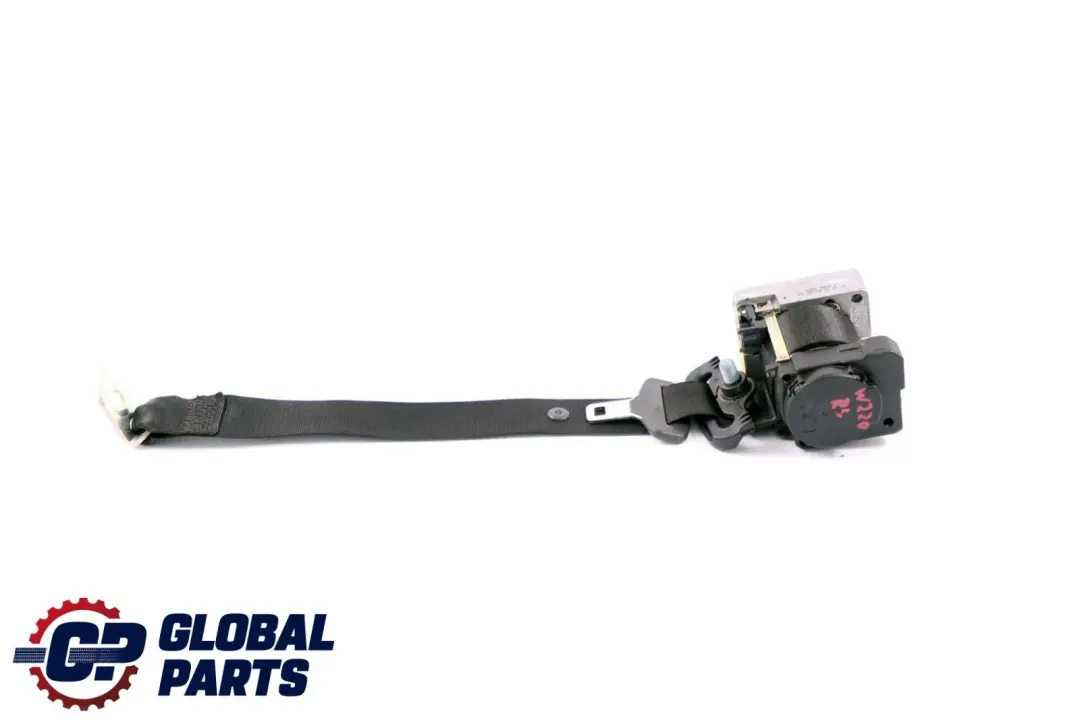  Mercedes-Benz S-Class W220 Rear Left N/S Seat Belt Black - SKU A2208607785 - Part number A2208607785