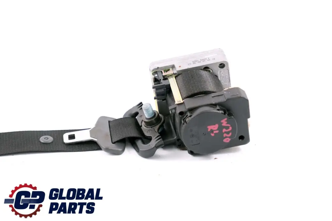 Mercedes-Benz S-Class W220 Rear Left N/S Seat Belt Black to with Part number A2208607785 Mercedes-Benz S-Class W220 Rear Left N/S Seat Belt Black - SKU A2208607785 - Part number A2208607785