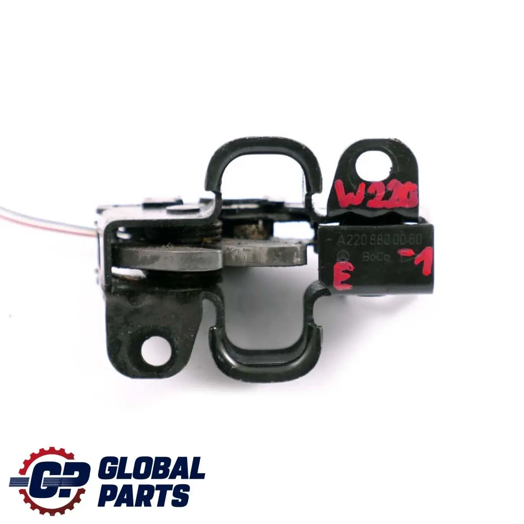  Mercedes-Benz CL S C215 W220 1 Motor Capo Cerradura Capo Pestillo - SKU A2208800060-1 - Número de pieza A2208800060