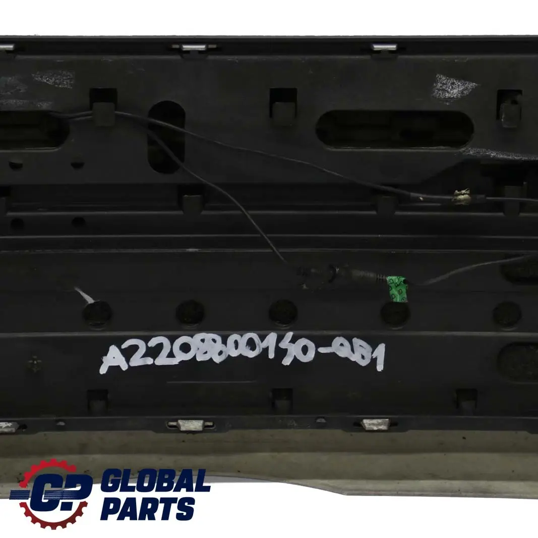 Class W220 1 Rear Bumper Trim Panel Blue Chalcedonblau - 347 to Mercedes S with Part number A2208800140 Mercedes S Class W220 1 Rear Bumper Trim Panel Blue Chalcedonblau - 347 - SKU A2208800140-QB1 - Part number A2208800140