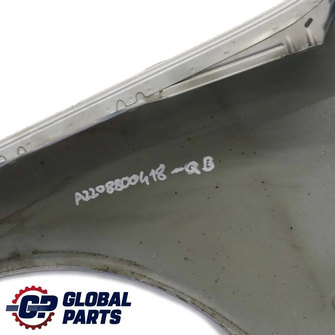  Mercedes-Benz S W220 Front Right O/S Side Panel Wing Fender Chalcedonblau Blue - SKU A2208800418-QB - Part number A2208800418