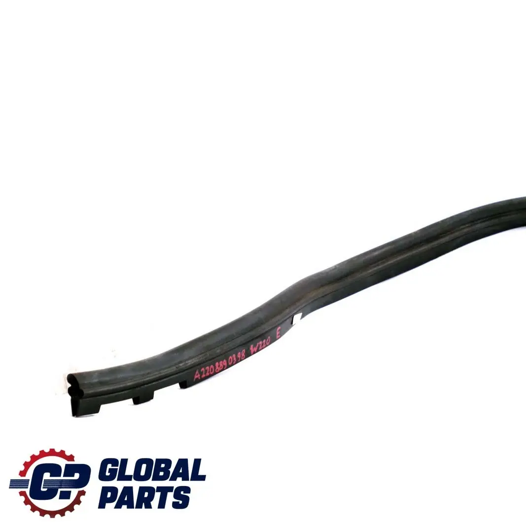Mercedes-Benz S-Class W220 Bonnet Hood Engine Rubber Seal Sealing to with Part number A2208890398 Mercedes-Benz S-Class W220 Bonnet Hood Engine Rubber Seal Sealing - SKU A2208890398 - Part number A2208890398