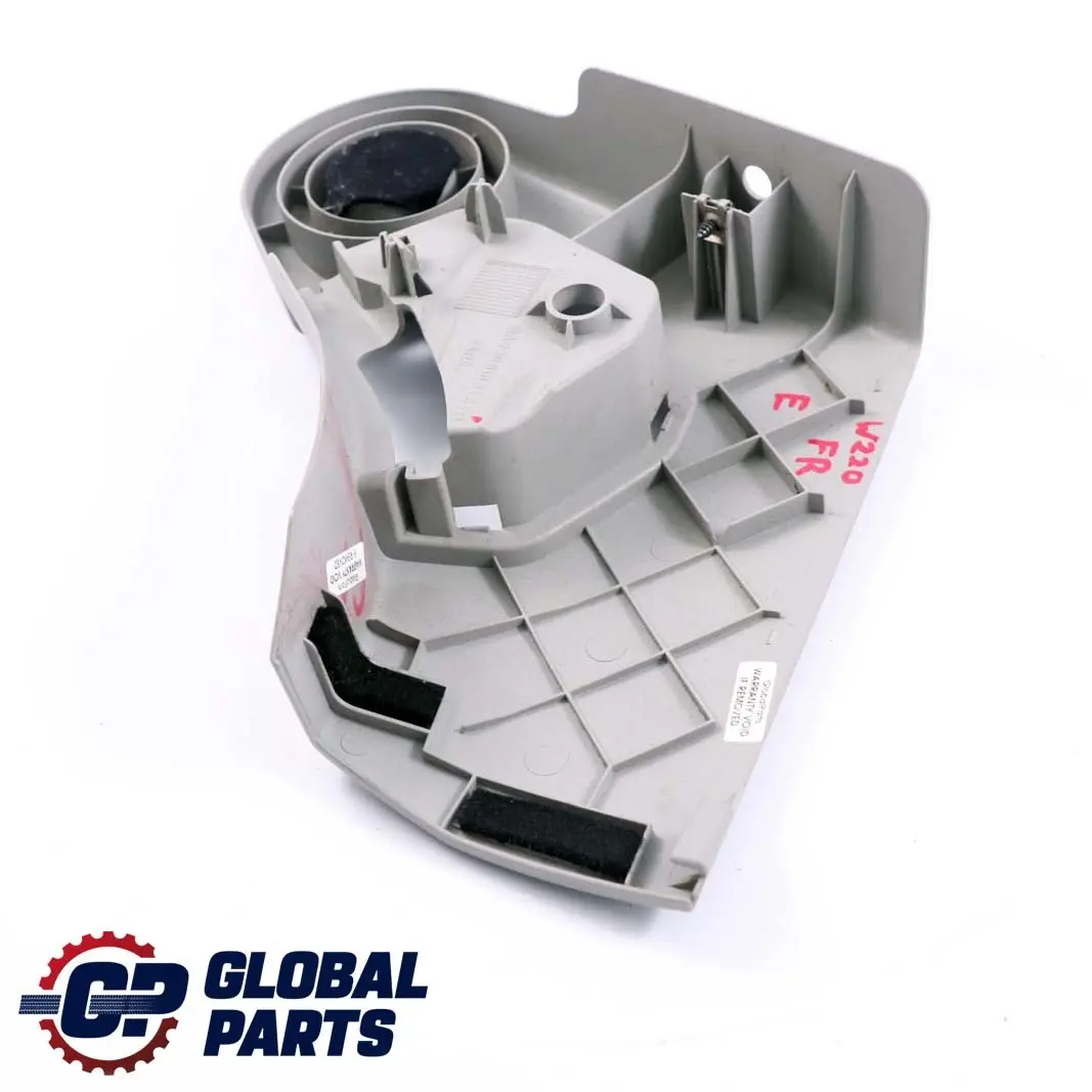 Clase W220 Delantero Derecho O / Cubre Cinturon Gris para Mercedes con número de pieza A2209103454 Mercedes Clase W220 Delantero Derecho O / Cubre Cinturon Gris - SKU A2209103454 - Número de pieza A2209103454