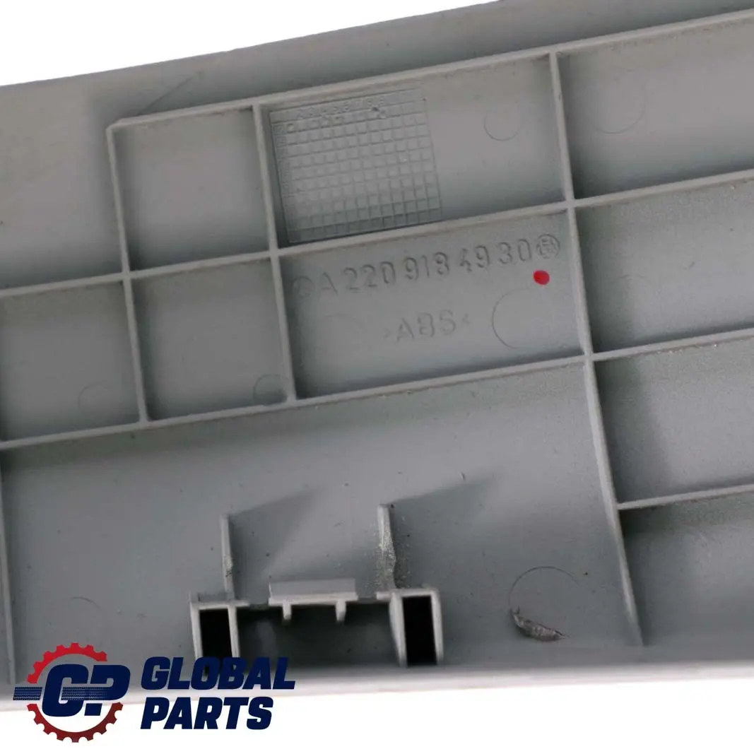 Mercedes-Benz S W220 Front Left N/S Cover Trim Seat Outside Grey to with Part number A2209184930 Mercedes-Benz S W220 Front Left N/S Cover Trim Seat Outside Grey - SKU A2209184930 - Part number A2209184930