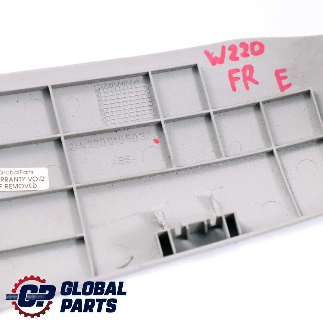 Mercedes-Benz S W220 avant Droit Siege Couverture Gris pour à propos du numéro de pièce A2209185030 Mercedes-Benz S W220 avant Droit Siege Couverture Gris - SKU A2209185030 - Numéro de pièce A2209185030