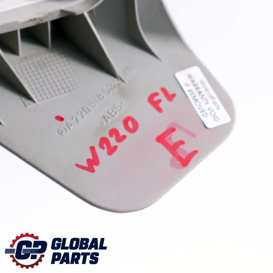 Tapizado Asiento Delantero Izquierdo Derecho Gris para Mercedes W220 con número de pieza A2209185330 Mercedes W220 Tapizado Asiento Delantero Izquierdo Derecho Gris - SKU A2209185330 - Número de pieza A2209185330