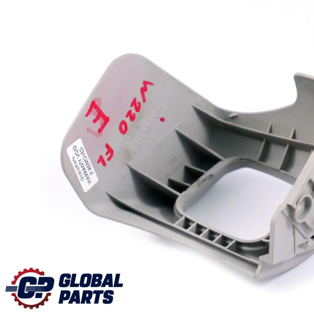 Mercedes-Benz S W220 Front Left Seat Cover Trim Outside Right Grey to with Part number A2209185330 Mercedes-Benz S W220 Front Left Seat Cover Trim Outside Right Grey - SKU A2209185330 - Part number A2209185330