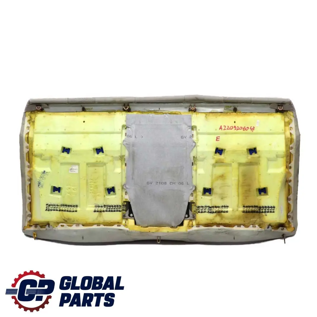  Mercedes-Benz S-Class W220 Rear Seat Backrest Bench Leather Cover Grey - SKU A2209206047 - Part number A2209206047