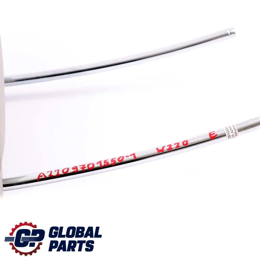 Mercedes-Benz S-Class W220 1 Front Left Right Seat N/O/S Leather Grey Headrest to with Part number A2209701550 Mercedes-Benz S-Class W220 1 Front Left Right Seat N/O/S Leather Grey Headrest - SKU A2209701550-1 - Part number A2209701550