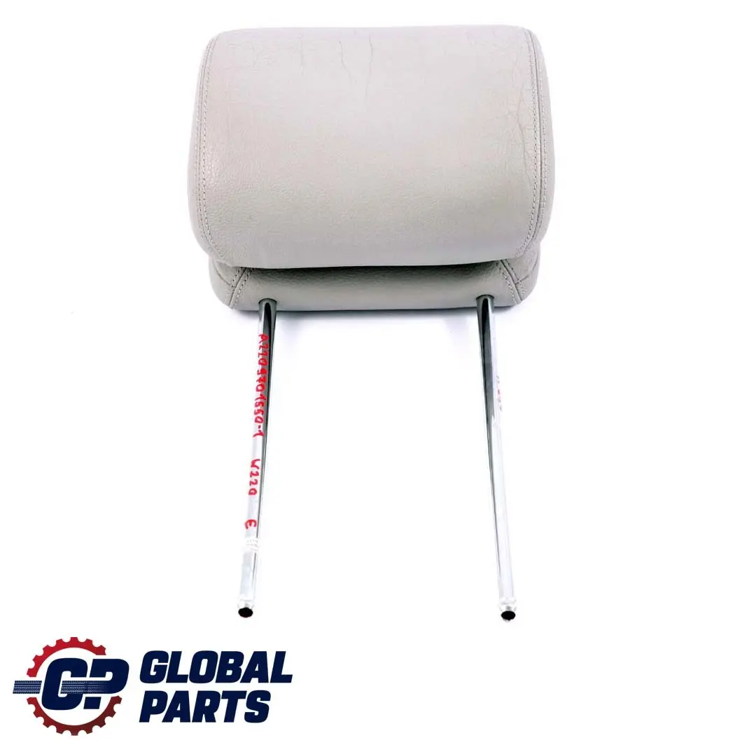 Mercedes-Benz S-Class W220 1 Front Left Right Seat N/O/S Leather Grey Headrest - SKU A2209701550-1 - Part number A2209701550