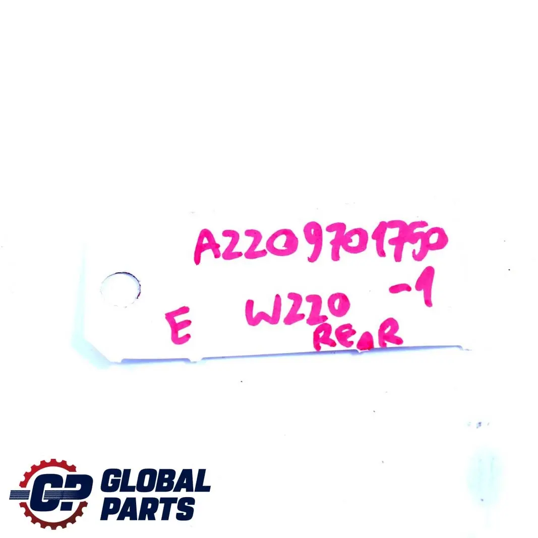  Mercedes-Benz S-Klasse W220 1 Rücksitz Kopfstütze Leder Alpaca Grau - SKU A2209701750-1 - Teilenummer A2209701750