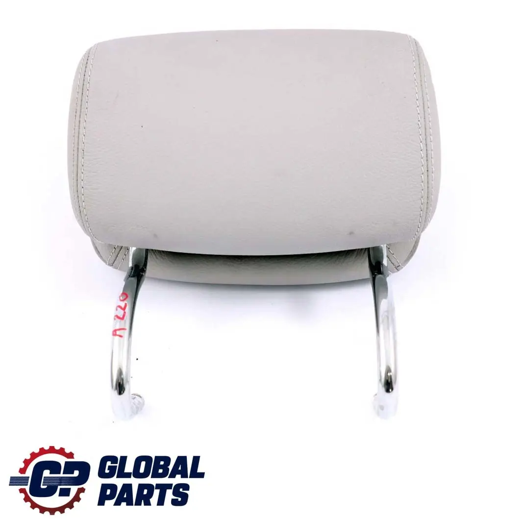 Mercedes-Benz S-Class W220 2 Rear Seat Headrest Leather Alpaca Grey  - SKU A2209701750-2 - Part number A2209701750
