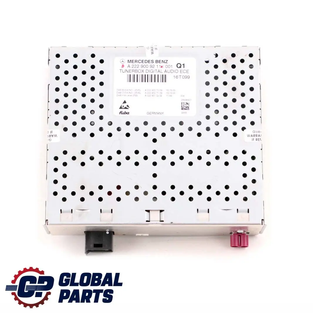 Mercedes W207 A207 W212 Digital Satellite Radio Control Unit - SKU A2229009211 - Part number A2229009211