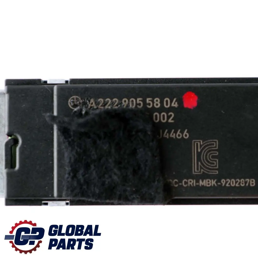 Antena Amplificador para Mercedes CLA C117 W176 W205 con número de pieza A2229055804 Mercedes CLA C117 W176 W205 Antena Amplificador - SKU A2229055804 - Número de pieza A2229055804