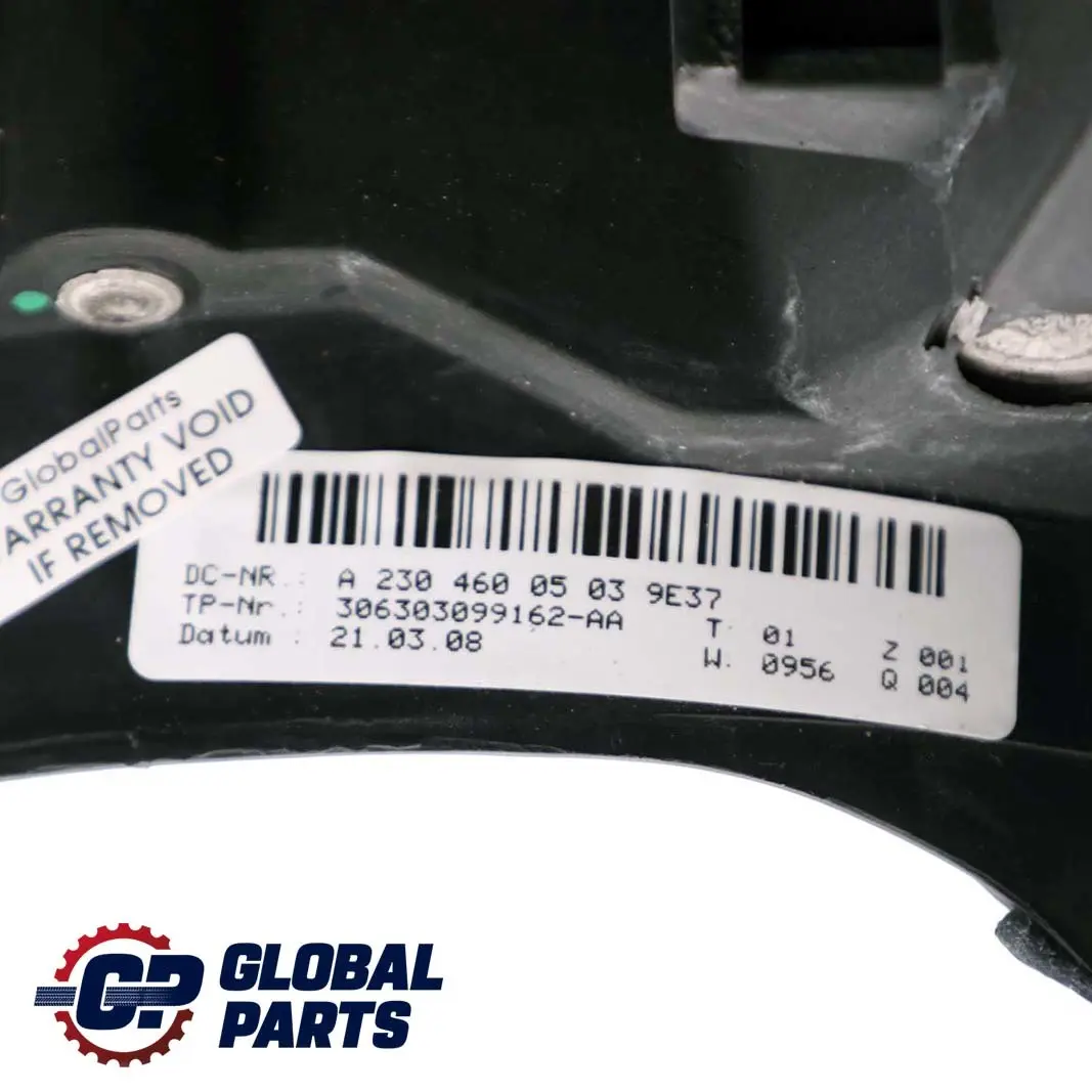  Mercedes-Benz Clase CLK C209 W209 NUEVO volante de cuero negro - SKU A2304600503-1 - Número de pieza A2304600503