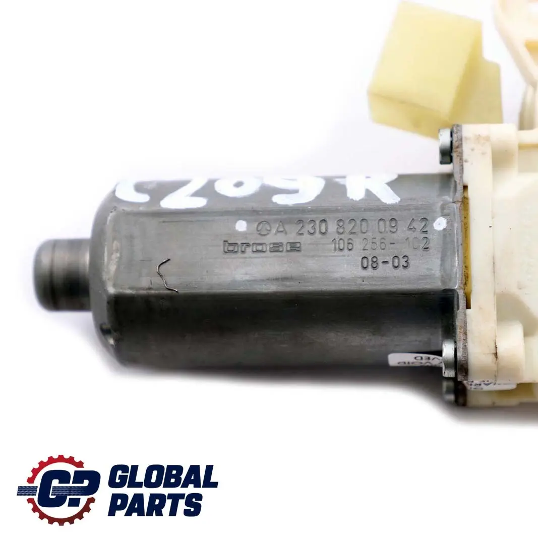 Fensterhebermotor Antrieb Vorne Rechts für Mercedes CLK C209 W209 mit Teilenummer A2308200942 Mercedes CLK C209 W209 Fensterhebermotor Antrieb Vorne Rechts - SKU A2308200942 - Teilenummer A2308200942