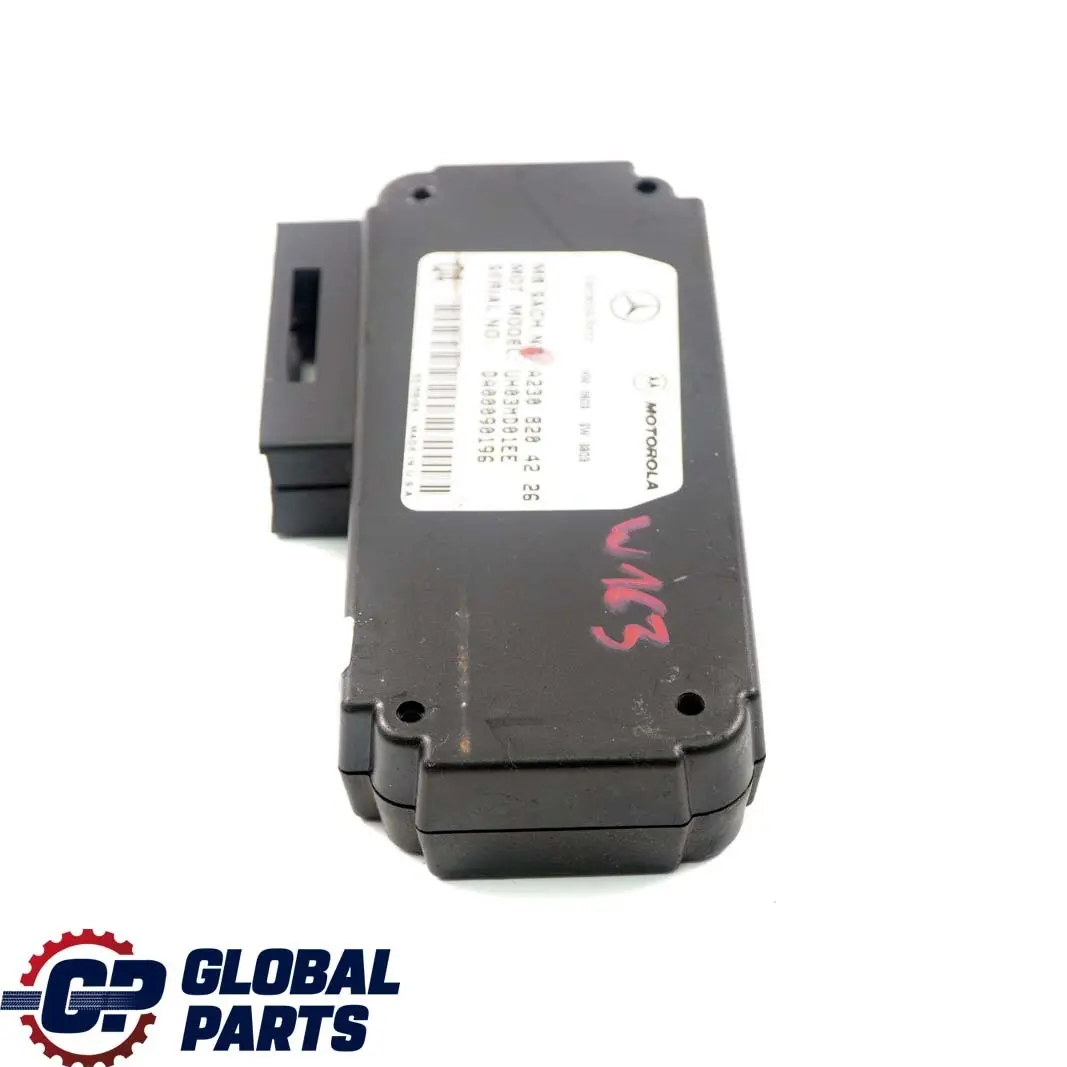 Clase C M W163 W203 Motorola Modulo De Control De Tel?fono para Mercedes con número de pieza A2308204226 Mercedes Clase C M W163 W203 Motorola Modulo De Control De Tel?fono - SKU A2308204226 - Número de pieza A2308204226