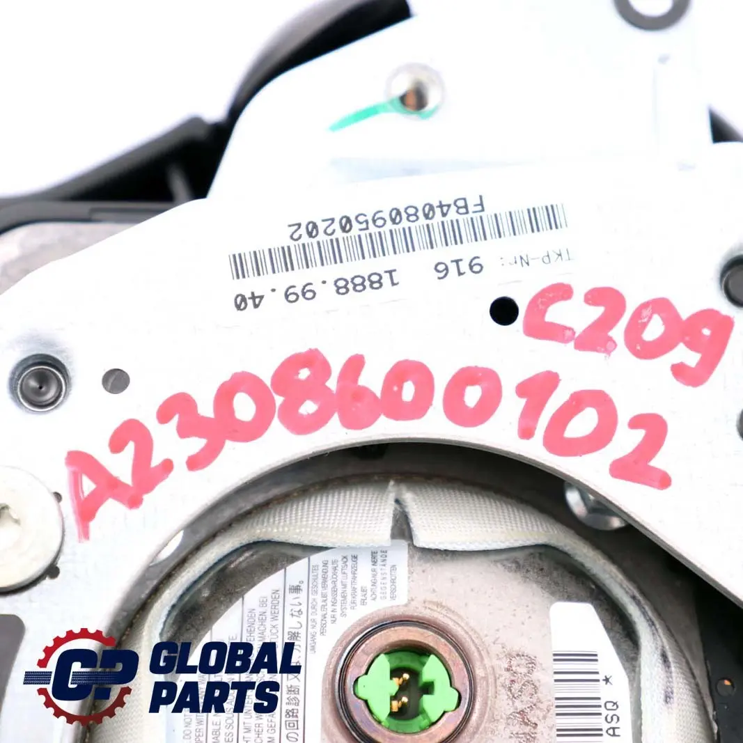 C203 Modulo Aria Per Volante per Mercedes CLK con numero di parte A2308600102 Mercedes CLK C203 Modulo Aria Per Volante - SKU A2308600102 - Numero di parte A2308600102