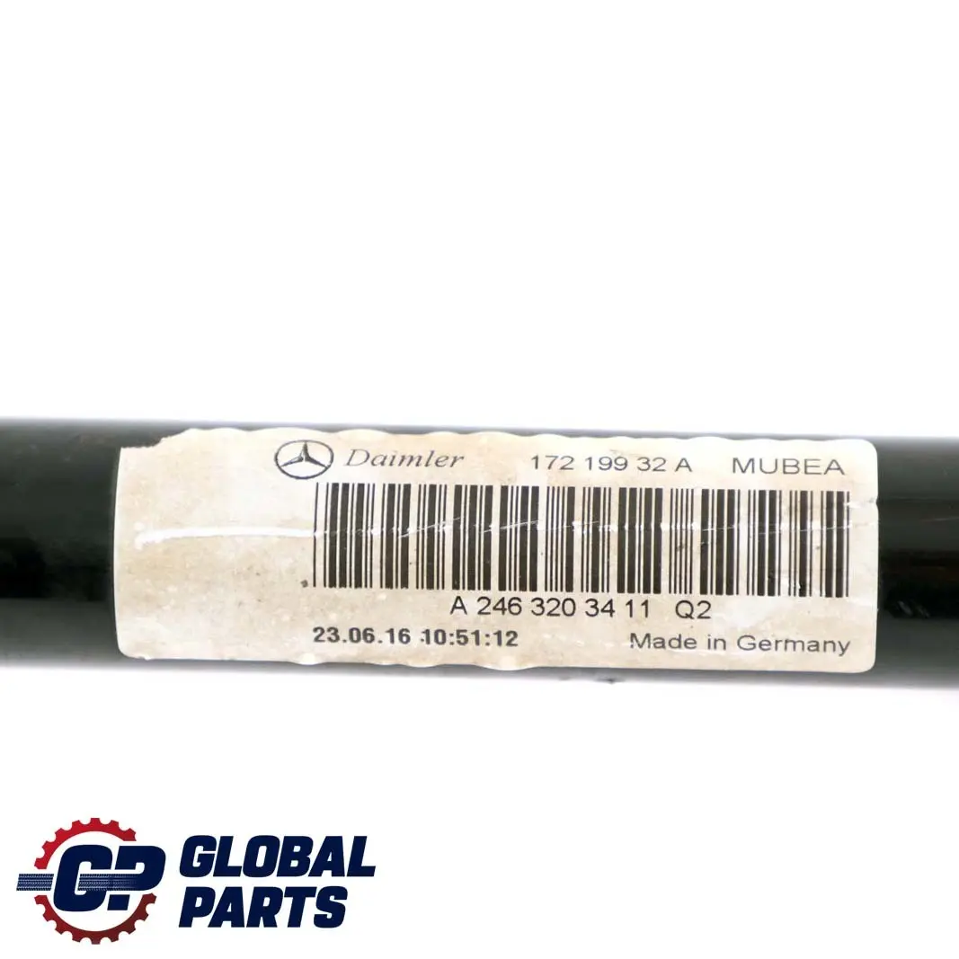 Vorderachsaufhängung Stabilisator Überrollbügel Mercedes W176 W246 - SKU A2463203411 - Teilenummer A2463203411