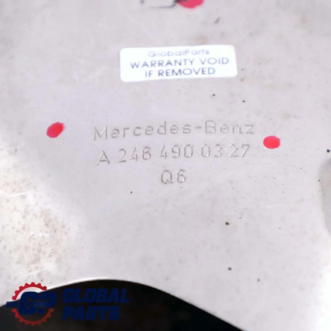 Mercedes W176 W246 Auspuff Endrohr Links Hitze Schild Abdeck Platte - SKU A2464900327 - Teilenummer A2464900327