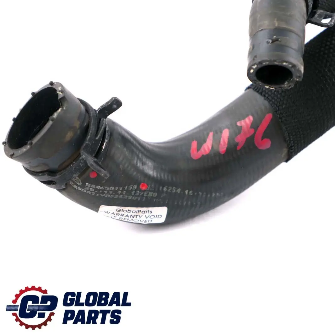 Mercedes-Benz A B Class W176 W246 OM607 Left Diesel Water Coolant Hose Pipe to with Part number A2465011158 Mercedes-Benz A B Class W176 W246 OM607 Left Diesel Water Coolant Hose Pipe - SKU A2465011158 - Part number A2465011158