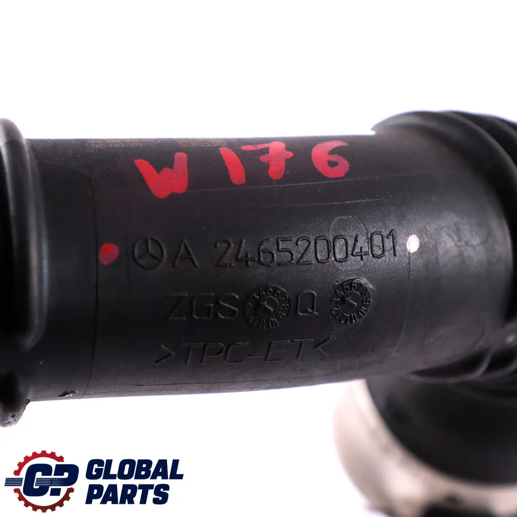 Mercedes W176 Air Charge Cooler Turbo Intercooler Pipe Hose - SKU A2465200401 - Part number A2465200401