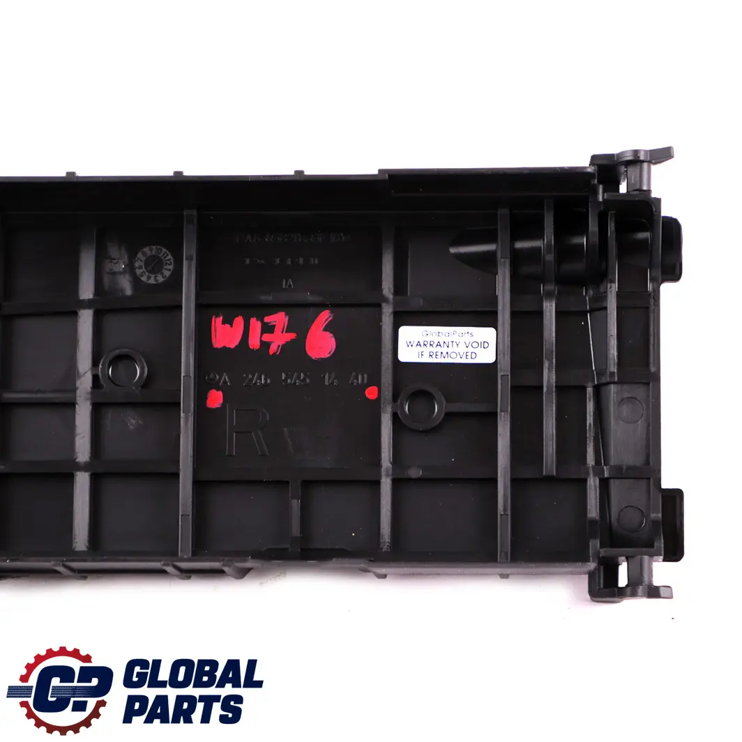 Mercedes-Benz A-Class W176 Equipment Electrical Cover Fuse Box to with Part number A2465400140 Mercedes-Benz A-Class W176 Equipment Electrical Cover Fuse Box - SKU A2465400140 - Part number A2465400140