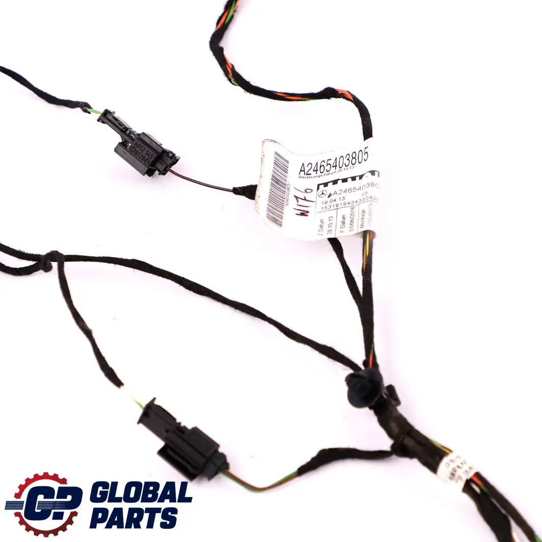 Front Left N/S Door Wiring Loom Harness to Mercedes W176 W245 with Part number A2465403805 Mercedes W176 W245 Front Left N/S Door Wiring Loom Harness - SKU A2465403805 - Part number A2465403805