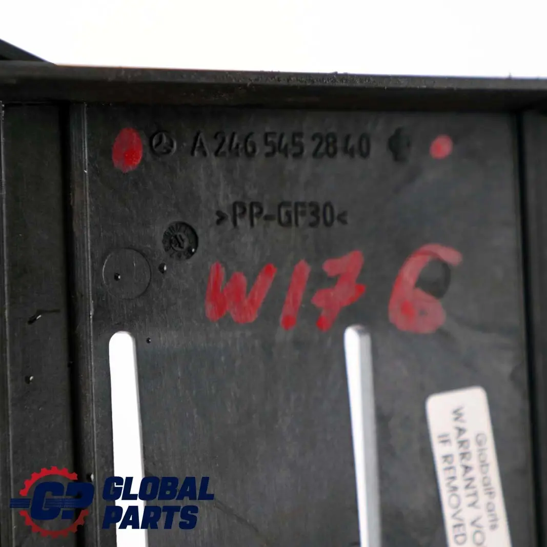 Modulo controllo alloggiamento staffa montaggio per Mercedes A B W176 W246 con numero di parte A2465452840 Mercedes A B W176 W246 Modulo controllo alloggiamento staffa montaggio - SKU A2465452840 - Numero di parte A2465452840