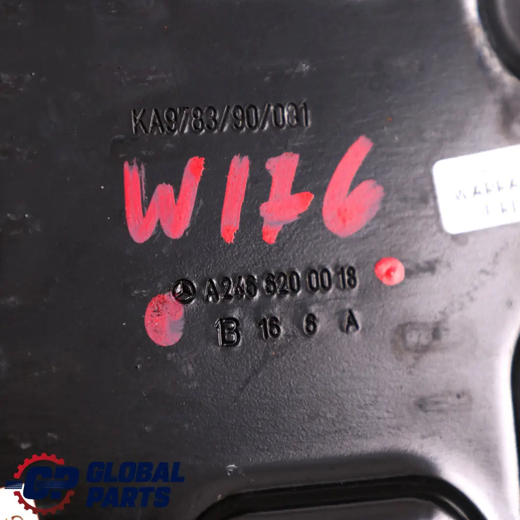 Soporte de la batería Marco Soporte de montaje Placa para Mercedes W176 con número de pieza A2466200018 Mercedes W176 Soporte de la batería Marco Soporte de montaje Placa - SKU A2466200018 - Número de pieza A2466200018