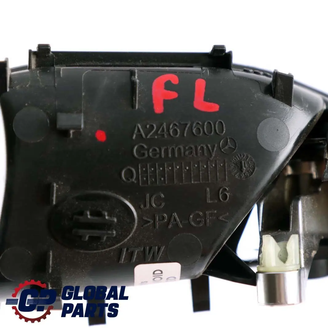 Poignée de porte intérieure avant arrière gauche pour Mercedes W176 W246 à propos du numéro de pièce A2467600561 Mercedes W176 W246 Poignée de porte intérieure avant arrière gauche - SKU A2467600561 - Numéro de pièce A2467600561