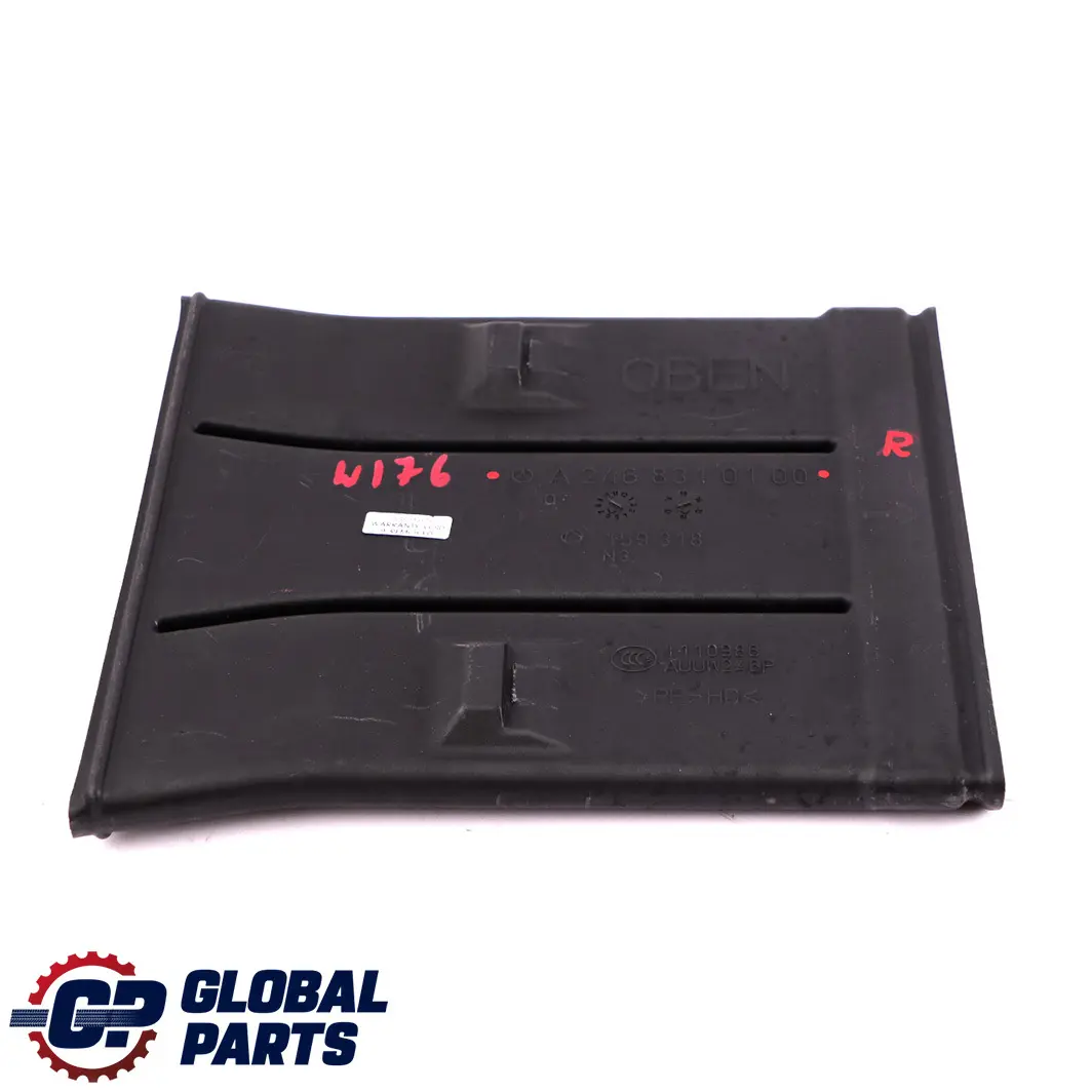  Mercedes-Benz A-Class W176 Ventilation Duct Air Rear Footwell - SKU A2468310100 - Part number A2468310100