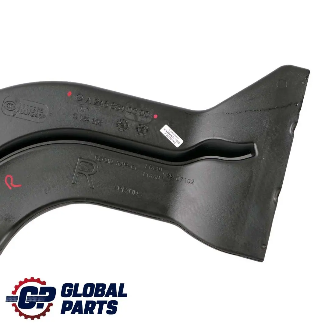  Mercedes-Benz A B Class W176 W246 Right O/S Air Duct Channel Guide - SKU A2468310300 - Part number A2468310300