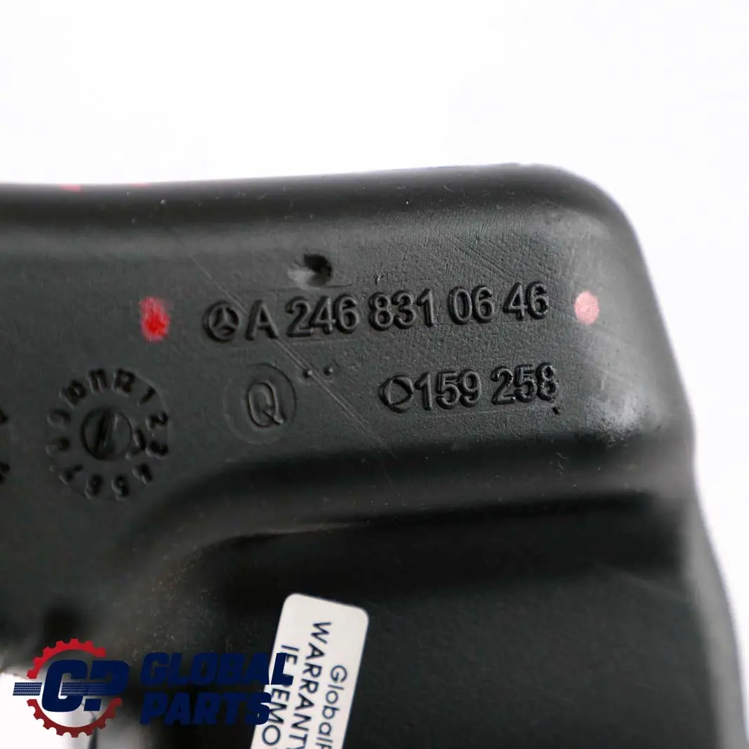  Mercedes-Benz A B W176 W246 Right O/S Air Duct Guide Legroom Trim - SKU A2468310646 - Part number A2468310646