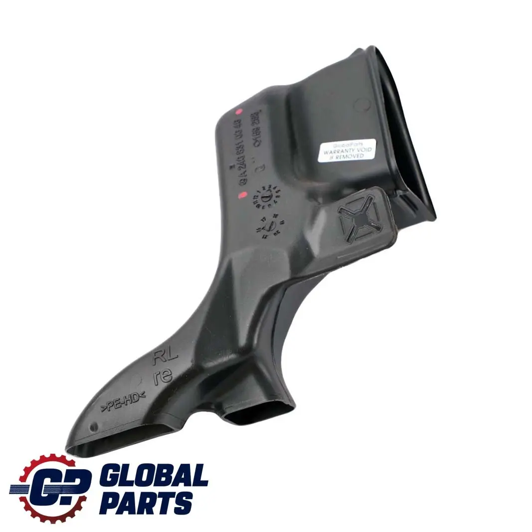 Mercedes C117 W176 W246 Air Duct Guide Legroom Trim Right O/S - SKU A2468310646 - Part number A2468310646