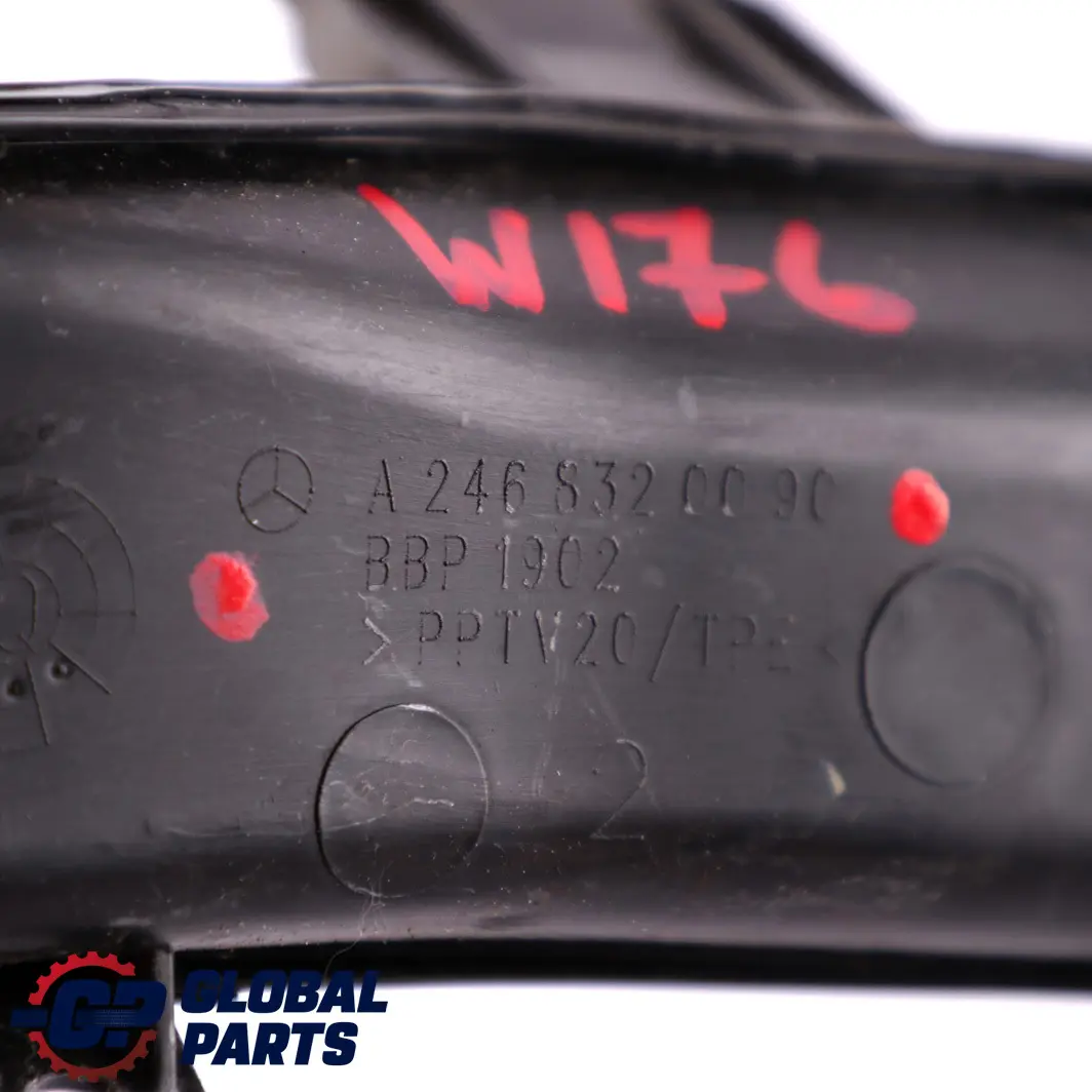 Tubo di aspirazione aria per Mercedes A B W176 W246 con numero di parte A2468320090 Mercedes A B W176 W246 Tubo di aspirazione aria - SKU A2468320090 - Numero di parte A2468320090