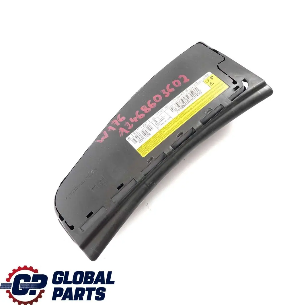 Mercedes-Benz A CLA W176 C117 Front Right Seat Side Airbag O/S to with Part number A2468603602 Mercedes-Benz A CLA W176 C117 Front Right Seat Side Airbag O/S - SKU A2468603602 - Part number A2468603602