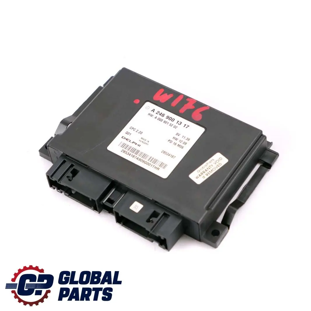  Mercedes-Benz A B W176 W246 160 180 CDI Transmission Control Unit Module ECU - SKU A2469001317 - Part number A2469001317