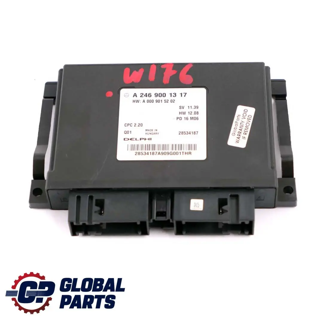  Mercedes-Benz A B W176 W246 160 180 CDI Transmission Control Unit Module ECU - SKU A2469001317 - Part number A2469001317