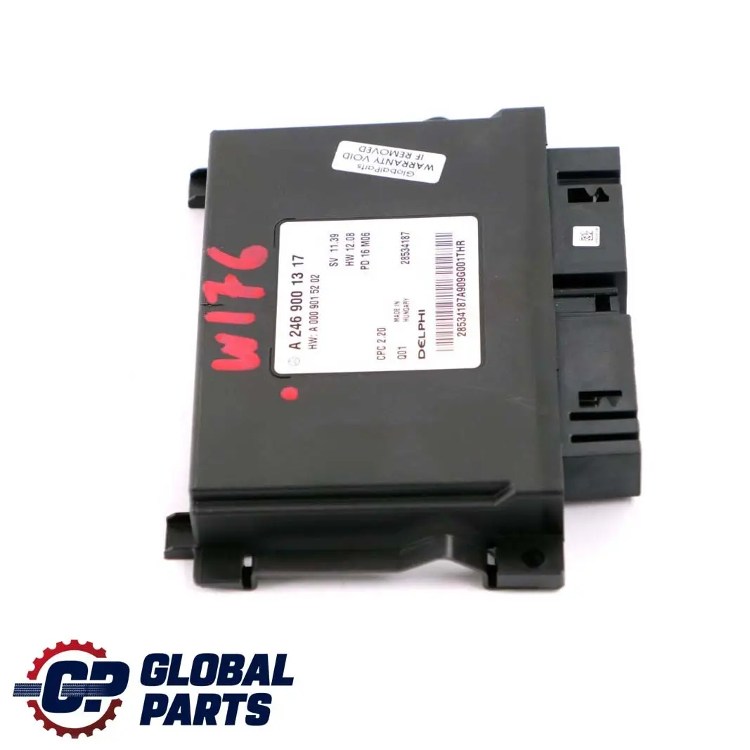  Mercedes-Benz A B W176 W246 160 180 CDI Transmission Control Unit Module ECU - SKU A2469001317 - Part number A2469001317
