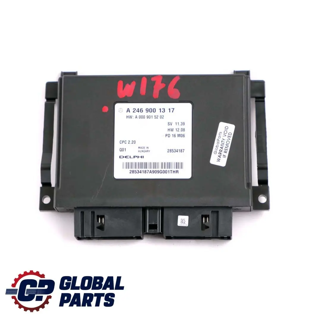  Mercedes-Benz A B W176 W246 160 180 CDI Transmission Control Unit Module ECU - SKU A2469001317 - Part number A2469001317