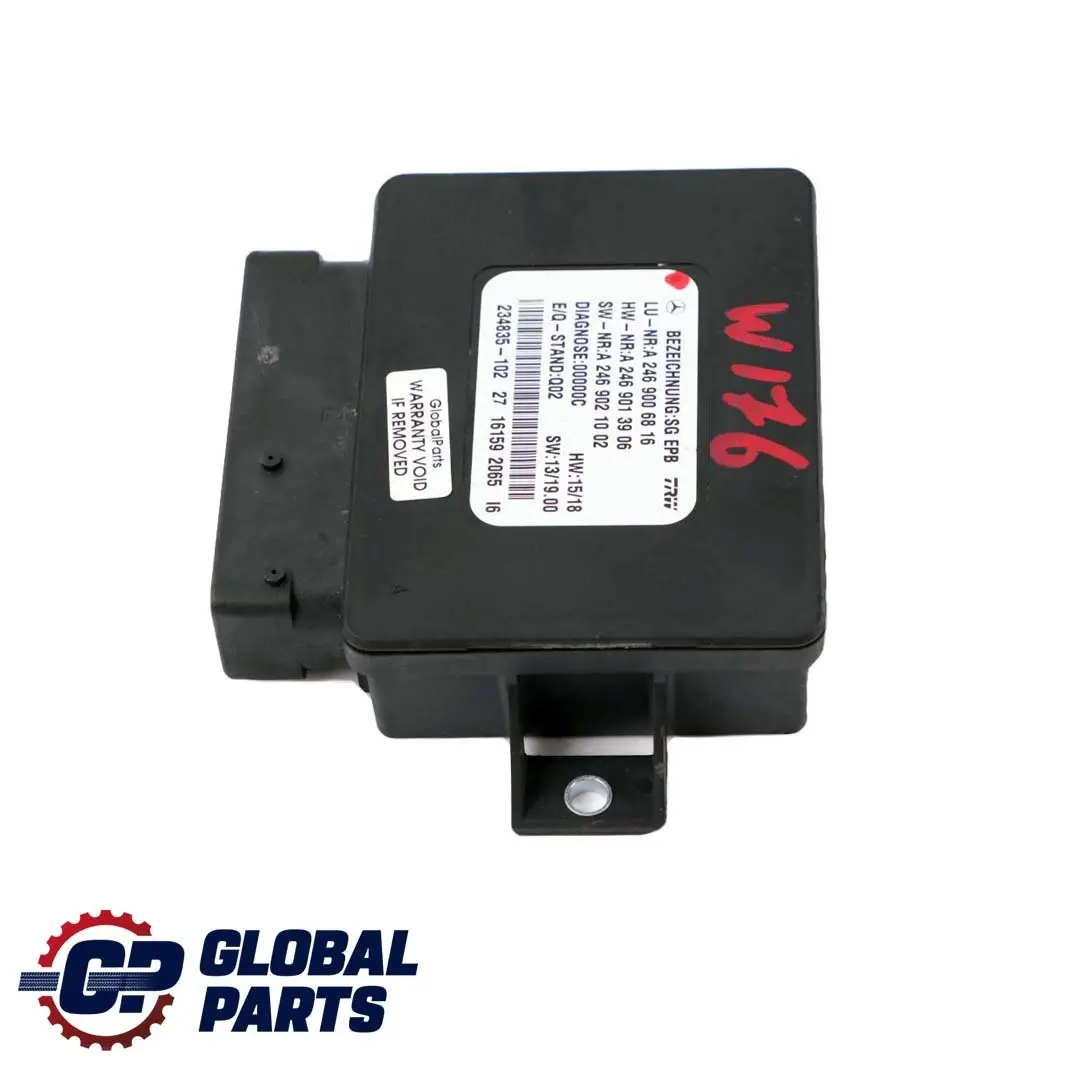  Mercedes-Benz A M Class W166 W176 Parking Brake Control Unit Module ECU - SKU A2469004512 - Part number A2469004512