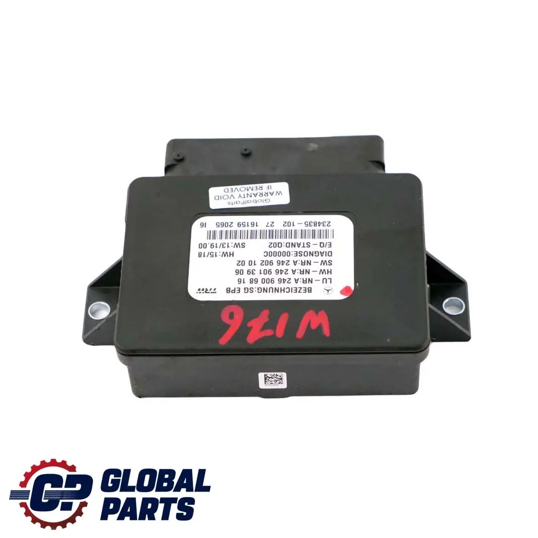  Mercedes-Benz A M Class W166 W176 Parking Brake Control Unit Module ECU - SKU A2469004512 - Part number A2469004512
