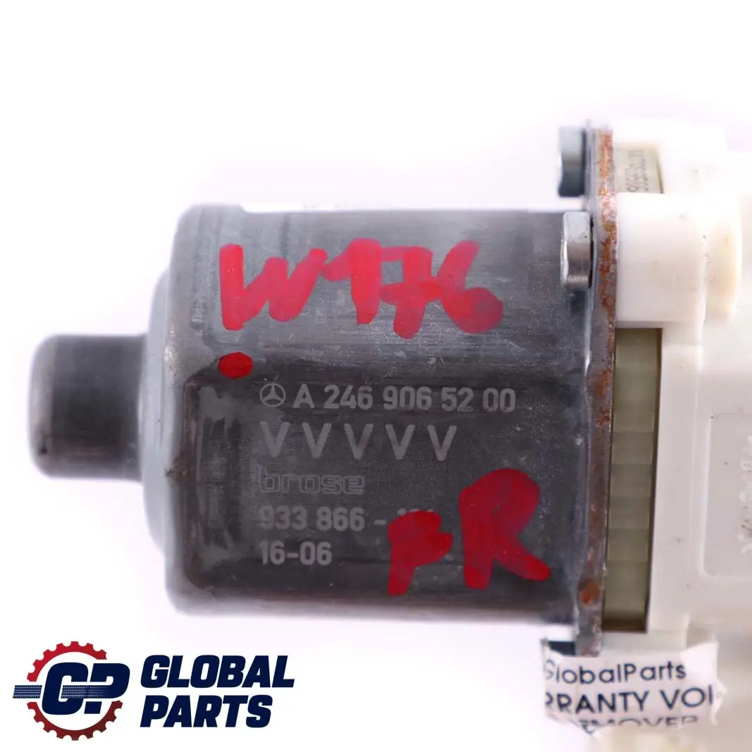  Mercedes-Benz W176 W246 Motore Alzacristalli Porta Anteriore Destra - SKU A2469065200 - Numero di parte A2469065200