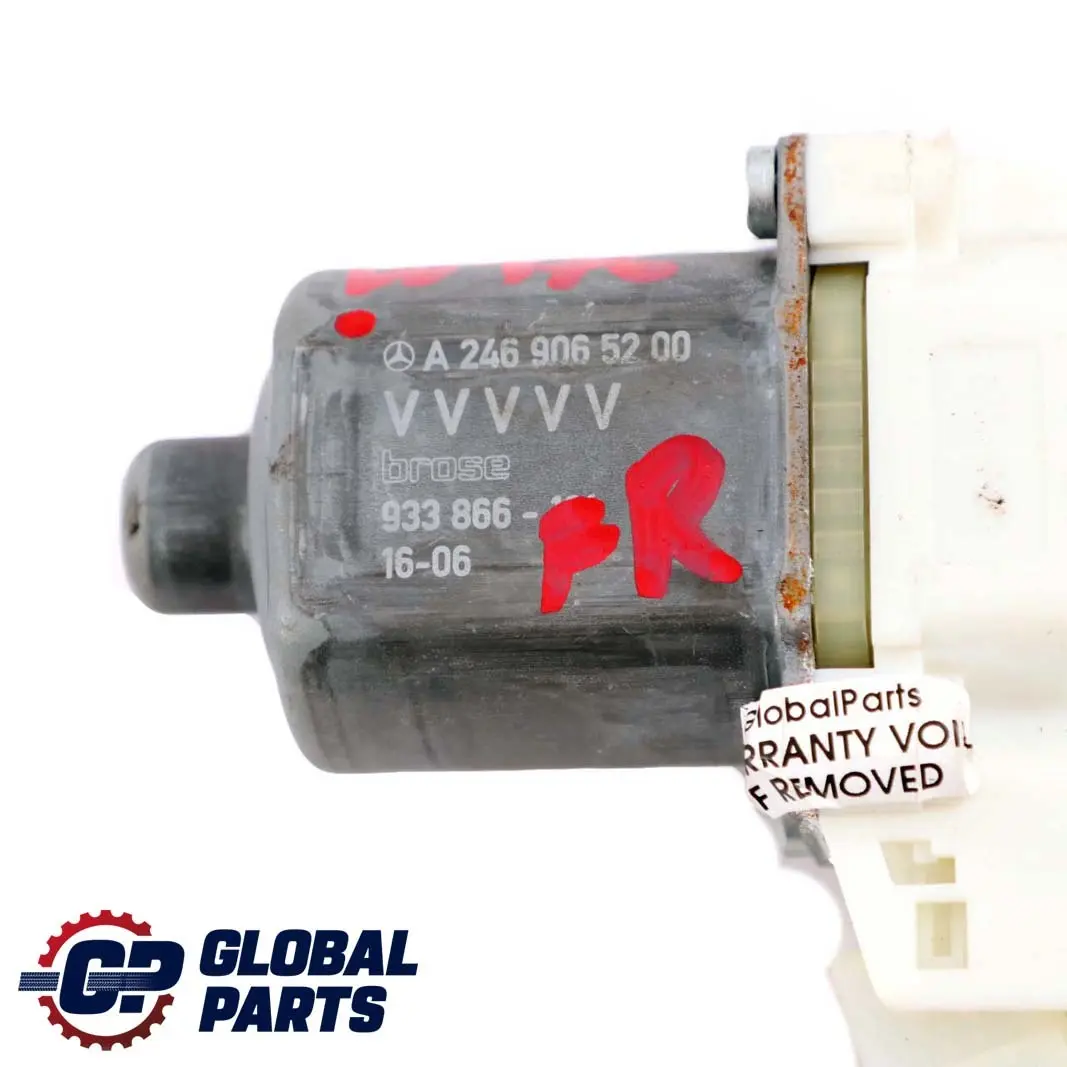 Mercedes-Benz A B W176 W246 Vordere Rechte Tür Fensterheber Motor für mit Teilenummer A2469065200 Mercedes-Benz A B W176 W246 Vordere Rechte Tür Fensterheber Motor - SKU A2469065200 - Teilenummer A2469065200