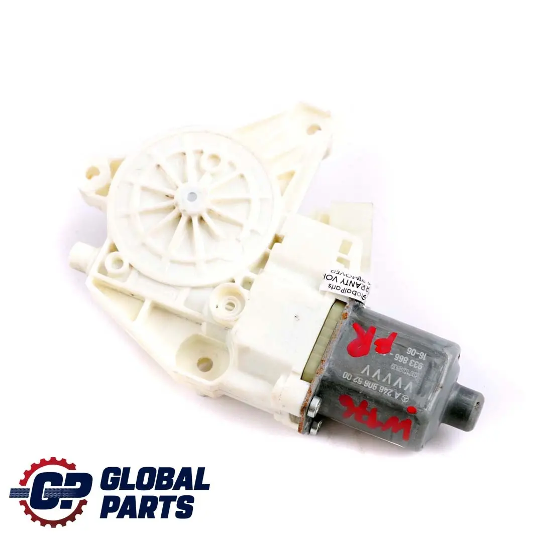 Mercedes-Benz A B W176 W246 Front Right Door Window Lifter Motor to with Part number A2469065200 Mercedes-Benz A B W176 W246 Front Right Door Window Lifter Motor - SKU A2469065200 - Part number A2469065200