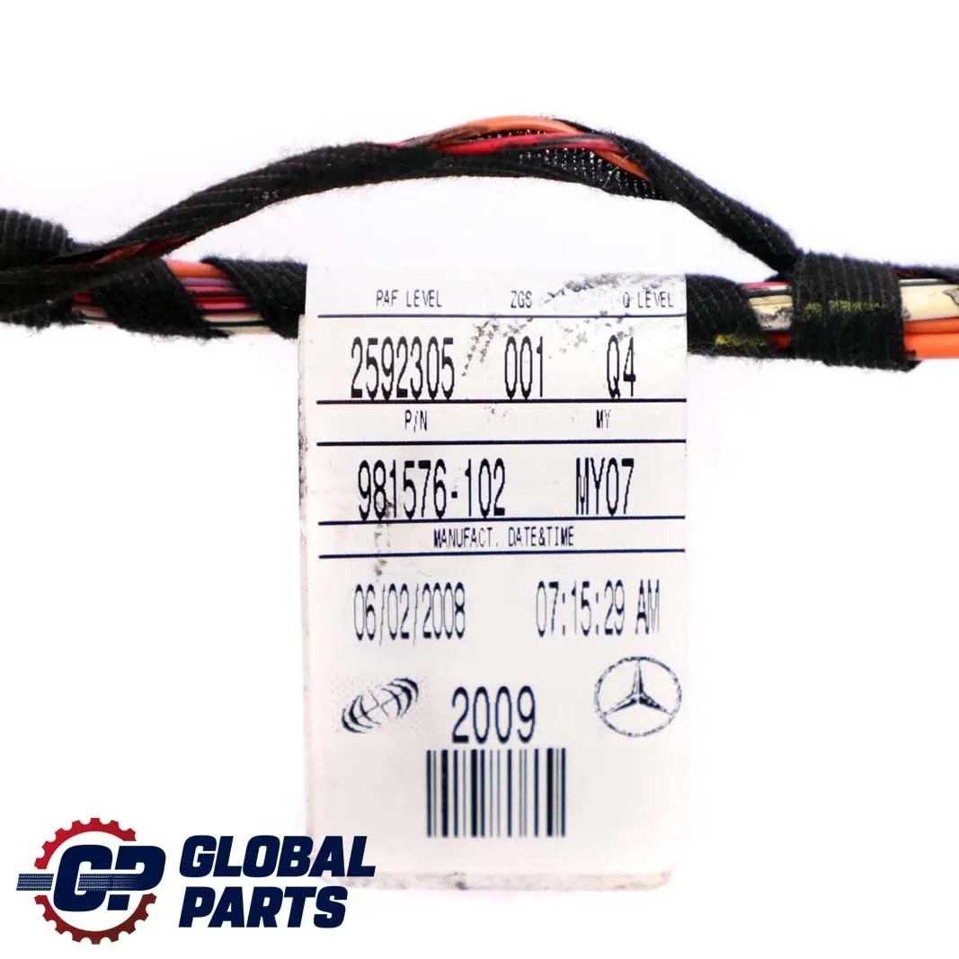 Vorne Links Rechts Tür Kabelbaum für Mercedes W164 mit Teilenummer A2514402009 Mercedes W164 Vorne Links Rechts Tür Kabelbaum - SKU A2514402009 - Teilenummer A2514402009