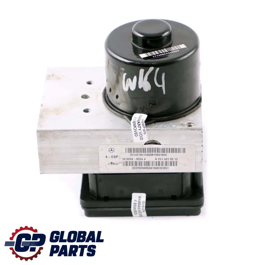 Mercedes ML W164 Unité Pompe Frein Hydraulique ABS A2515452632 - SKU A2515454032 - Numéro de pièce A2515454032