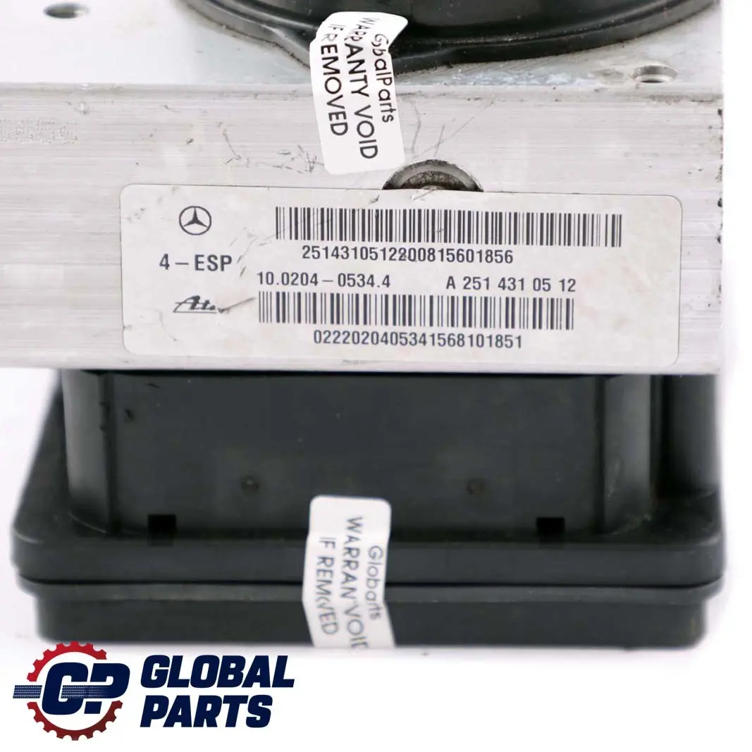 Mercedes ML W164 Unité Pompe Frein Hydraulique ABS A2515452632 - SKU A2515454032 - Numéro de pièce A2515454032